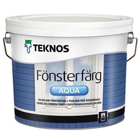 FÖNSTERFÄRG AQUA Bas 1 2,7l