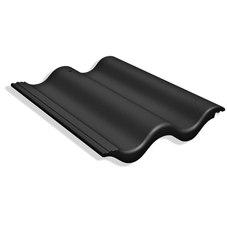 TAKPANNA 2-KUPIG PALEMA CANDORBLANK. SVART