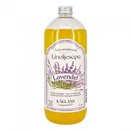 KÄLLANS LINOLJESÅPA LAVENDEL 1L