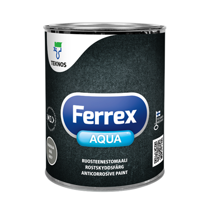 FERREX AQUA ROSTSKYDDSFÄRG  Vit T1326 0,5l
