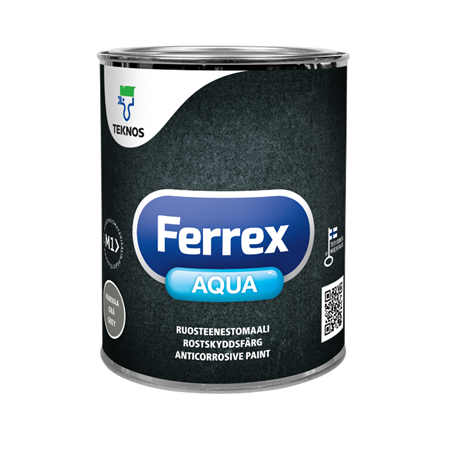 FERREX AQUA ROSTSKYDDSFÄRG GRÅ T1380 1l