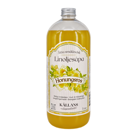 KÄLLANS LINOLJESÅPA HONUNGSROS 1 L