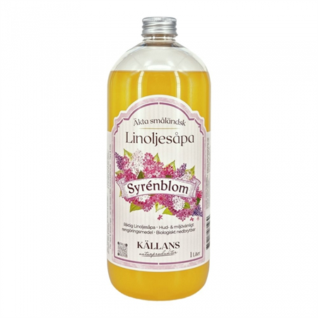 KÄLLANS LINOLJESÅPA SYRÉNBLOM 1 L