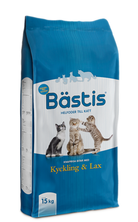 BÄSTIS KYCKLING & LAX 15KG