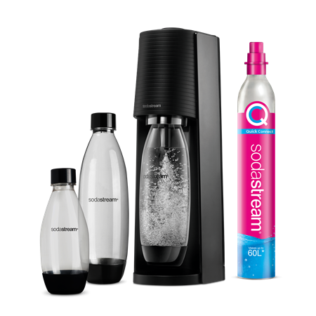 KOLSYREMASKIN TERRA BLACK+3 BOT SODASTREAM