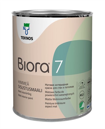 BIORA 7 VÄGGFÄRG Bas 1 0,9l