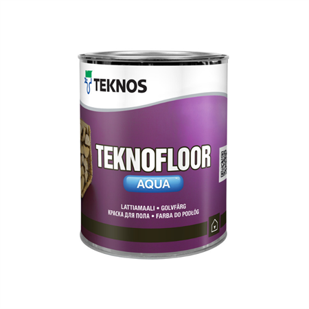 TEKNOFLOOR AQUA GOLVFÄRG Bas 1 0,9l