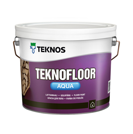 TEKNOFLOOR AQUA GOLVFÄRG Grå T4017 (114) 2,7l