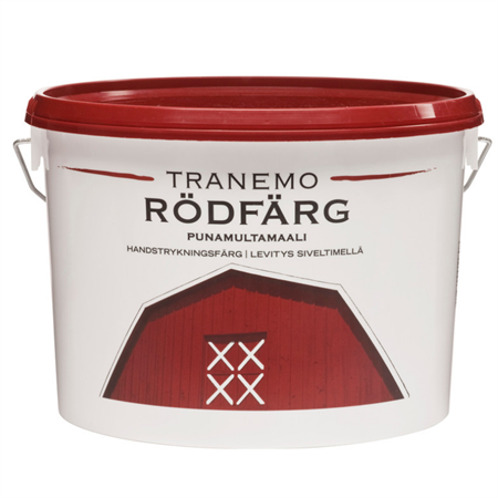 TRANEMO RÖDFÄRG Handstrykning Röd 10l