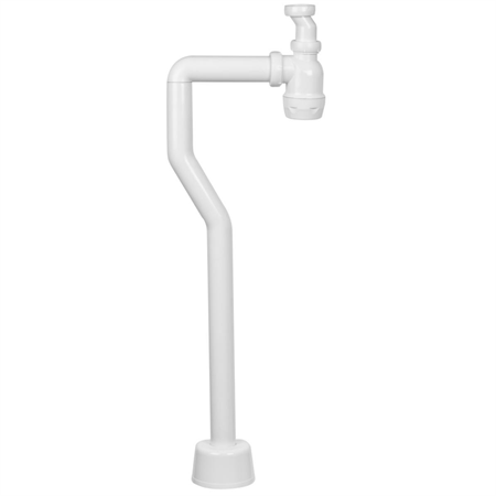 VATTENLÅSSATS S-BÖJ VIT 32X40