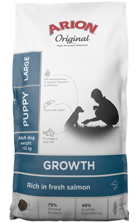ARION DOG GROWTH LARGE FISH 12Kg