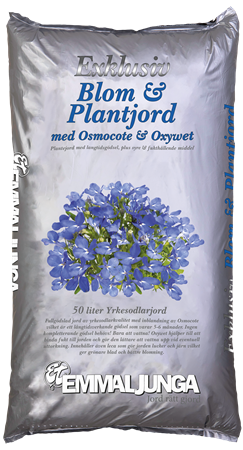 PLANTERINGSJORD EXCLUSIV SILVER/BLÅ 50L EMMALJUNGA