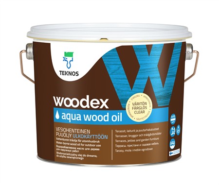 WOODEX AQUA WOOD OIL FÄRGLÖS 2,7L