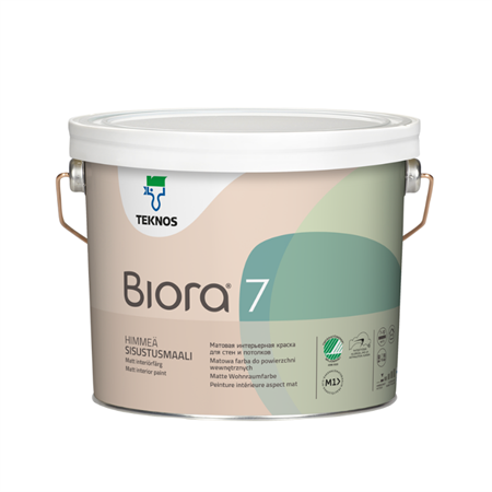 BIORA 7 VÄGGFÄRG Vit NCS-S0500-N 2,7l