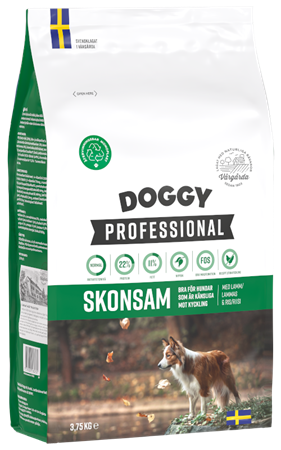 DOGGY GRÖN PRO SKONSAM 3,75kg