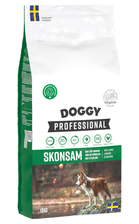 DOGGY GRÖN PRO SKONSAM 18kg