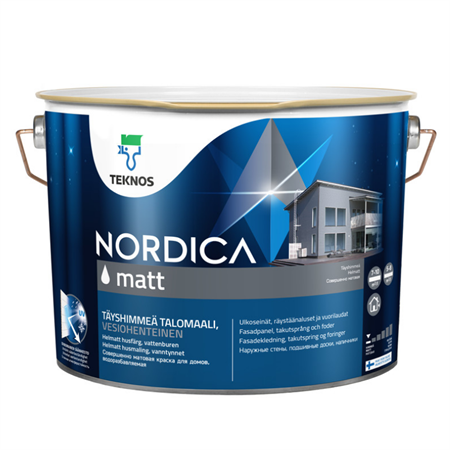 NORDICA MATT HUSFÄRG BAS 1 9l