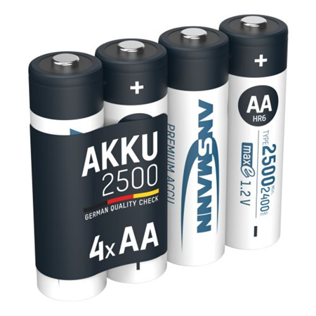 BATTERI AA 4-P LADDB. ANSMANN