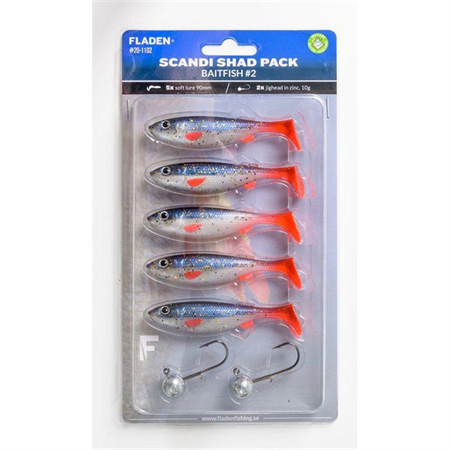 BAITFISH 9CM BLÅ SILVER