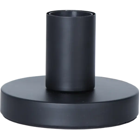 LAMPFOT GLANS E27 SVART  8,5CM