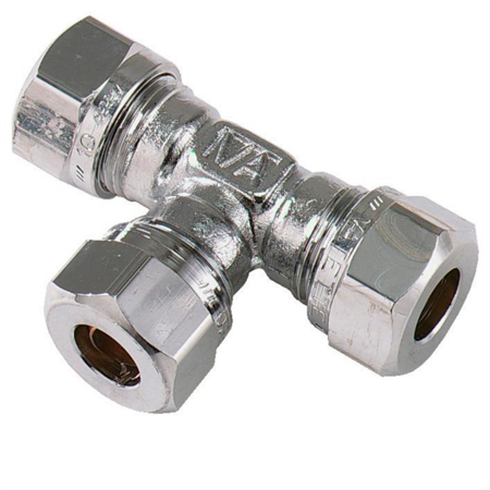 KOPPARRÖRS-T-RÖR VATETTE FKR 10MM