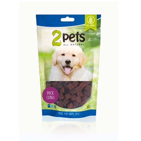 Dogsnack anka cuber 100g