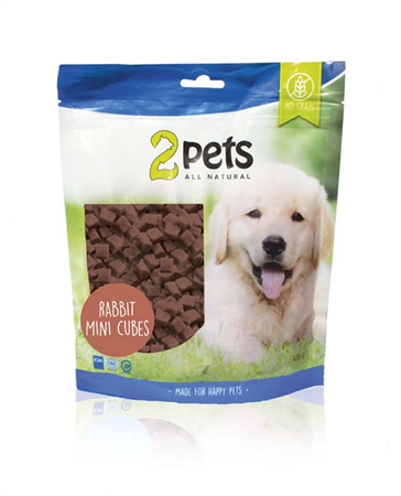 2PETS MiniCubes Kanin 400g
