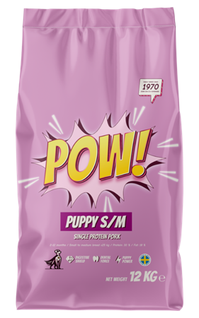 POW! PUPPY S/M PORK 12kg