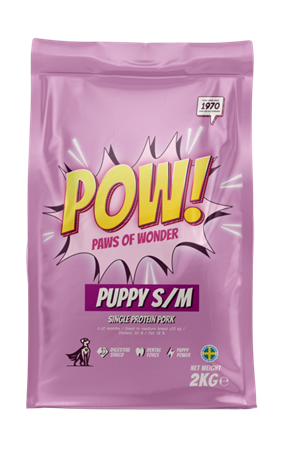 POW! PUPPY S/M PORK 2kg