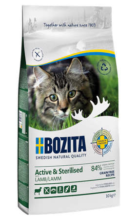 BOZITA TORR ACTIVE&STER. GF LAMM 10kg