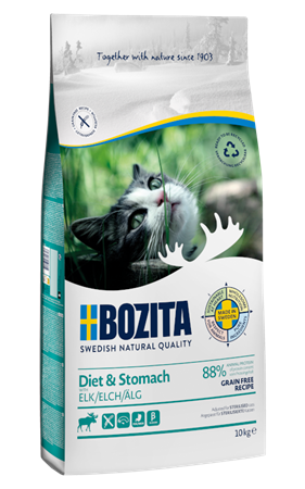 BOZITA TORR DIET&STOMACH GF ÄLG 10kg