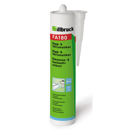 BYGG & VÅTR.SILICONE TRANS 300ML