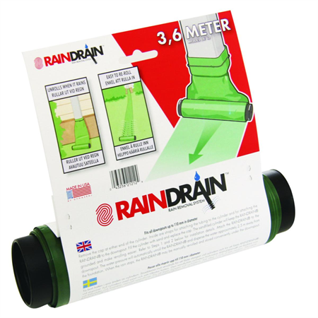 REGNVATTENSPRIDARE 3.6M 75-110MM STUPRÖR RAINDRAIN