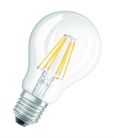 LED-LAMPA NORMAL (60) KLAR 3-P E27 CL A OSRAM