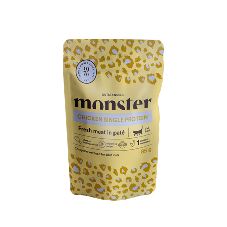 Monster Cat Kyckling Pouch 85g