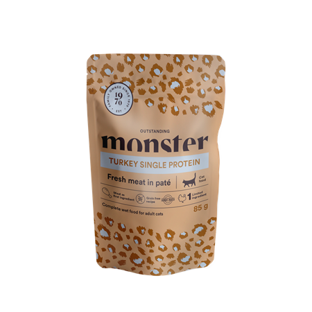 Monster Cat Kalkon Pouch 85g