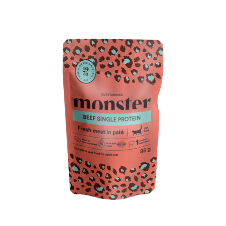 Monster Cat Biff Pouch 85g