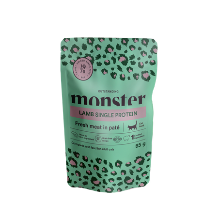 Monster Cat Lamm Pouch 85g