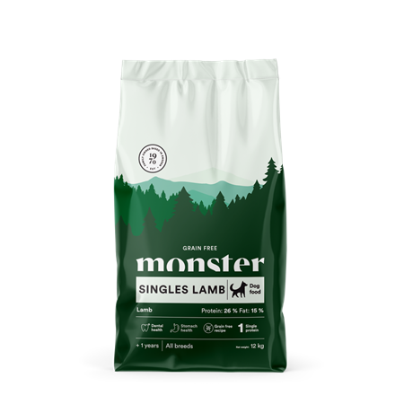 Monster Dog GF Singles Lamm 12kg