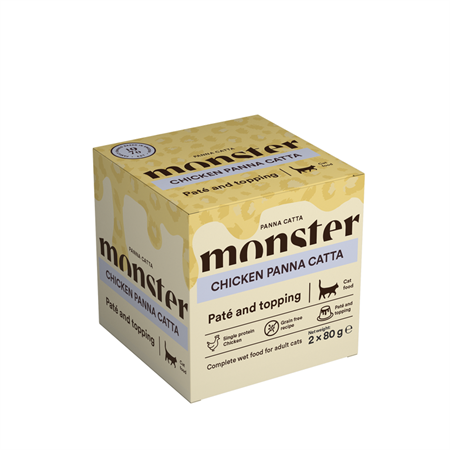 Monster Cat PannaCatta Kyckling 2p
