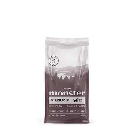 Monster Dog Org.Ster. Chick/Turk 2kg