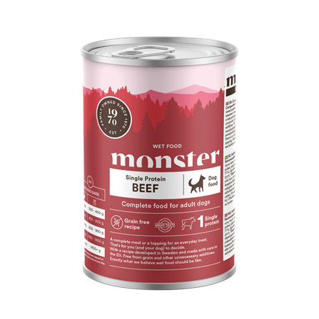 Monster Dog Ad.Sing Biff burk 400g