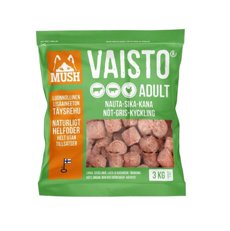 MUSH VAISTO GRÖN 3KG