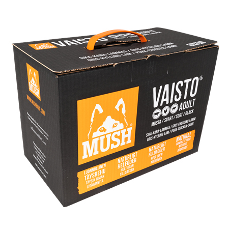 MUSH VAISTO SVART 10KG
