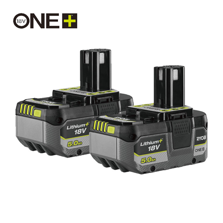 BATTERI RYOBI 18V 5,0AH 2-PACK RB1850X2F24