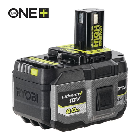 BATTERI RYOBI 18V 8,0AH HE RB1880T
