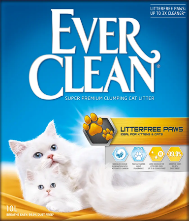 EVERCLEAN LITTER FREE PAWS 10L