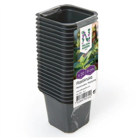 PLASTKRUKOR 9 CM FYRK  20-P