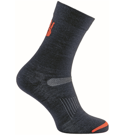 2-PACK WORK WOOL BLACK STL. 39-42