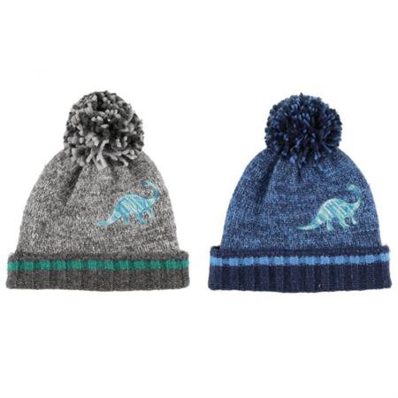 Acces Beanie Dino for kids grå,blå